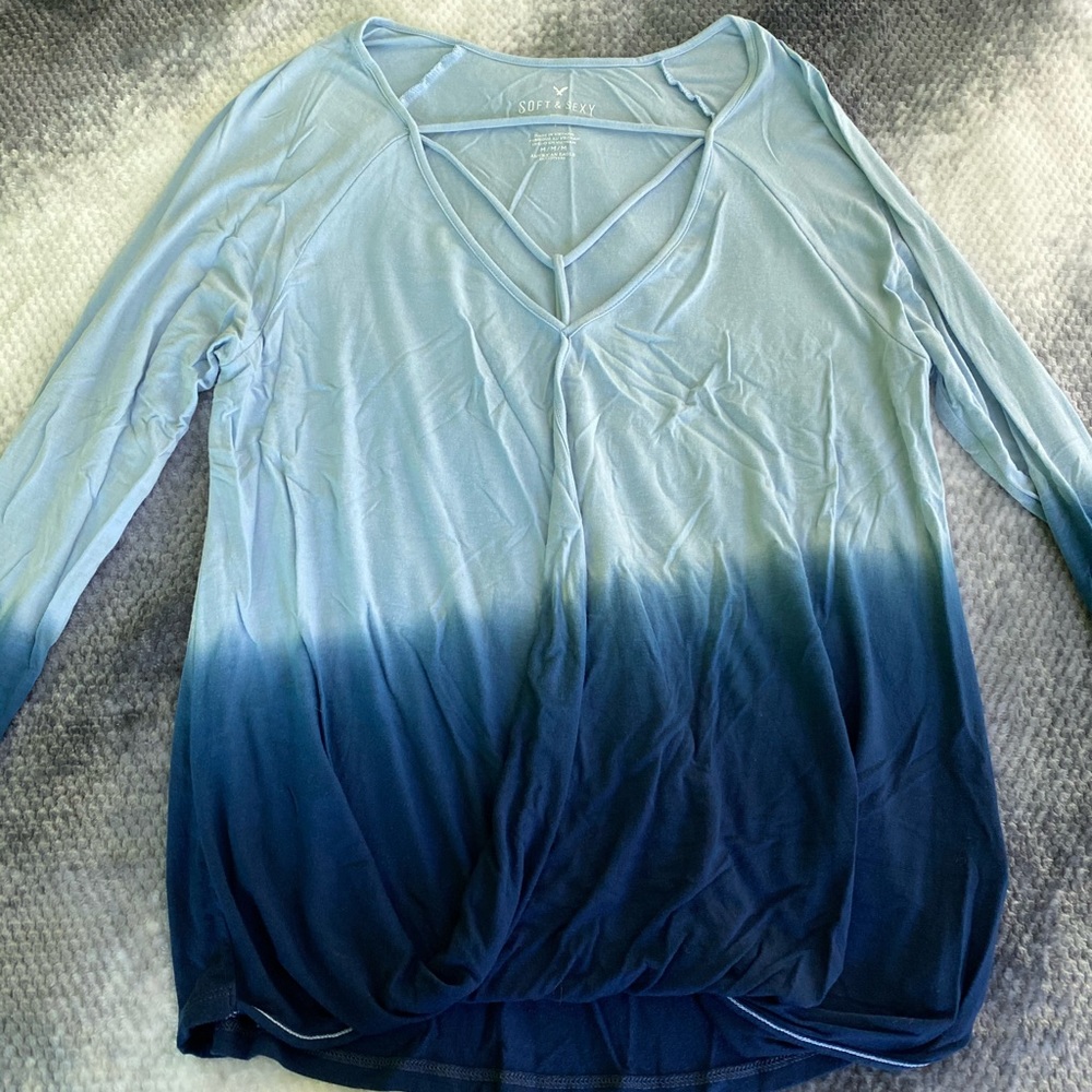 V neck strappy top